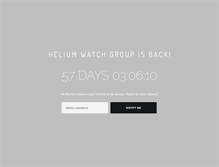 Tablet Screenshot of heliumwatchgroup.com